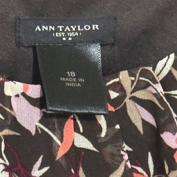ANN TAYLOR Multicolor Floral Midi Dress - Picture 5 of 5